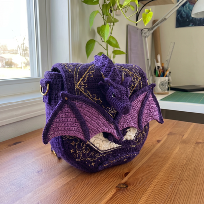 Crochet Dragon Bag